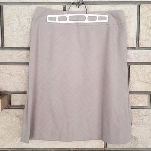 Khaki Eddie Bauer career skirt Sz 12